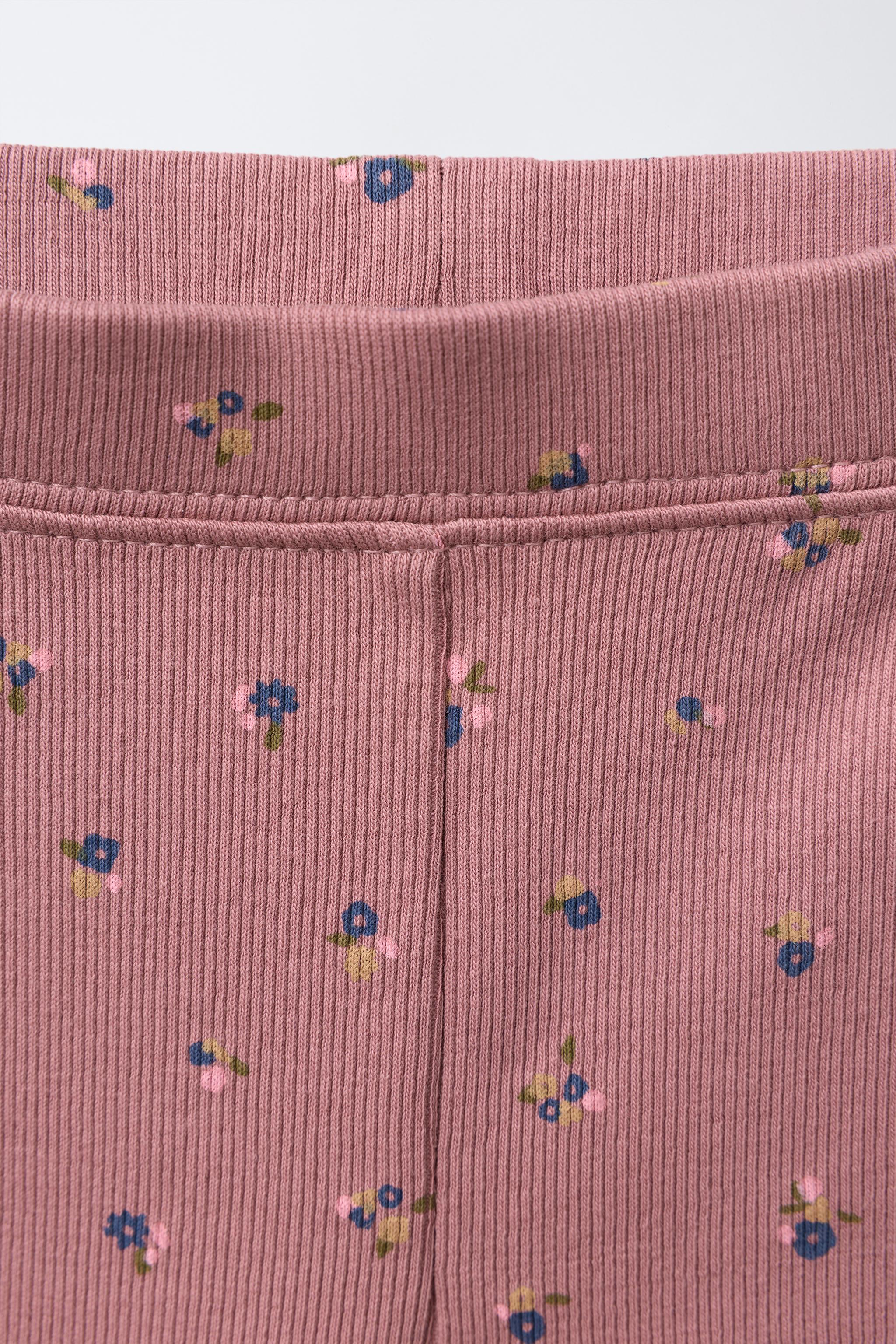 FLORAL SWEATSHIRT AND LEGGINGS SET